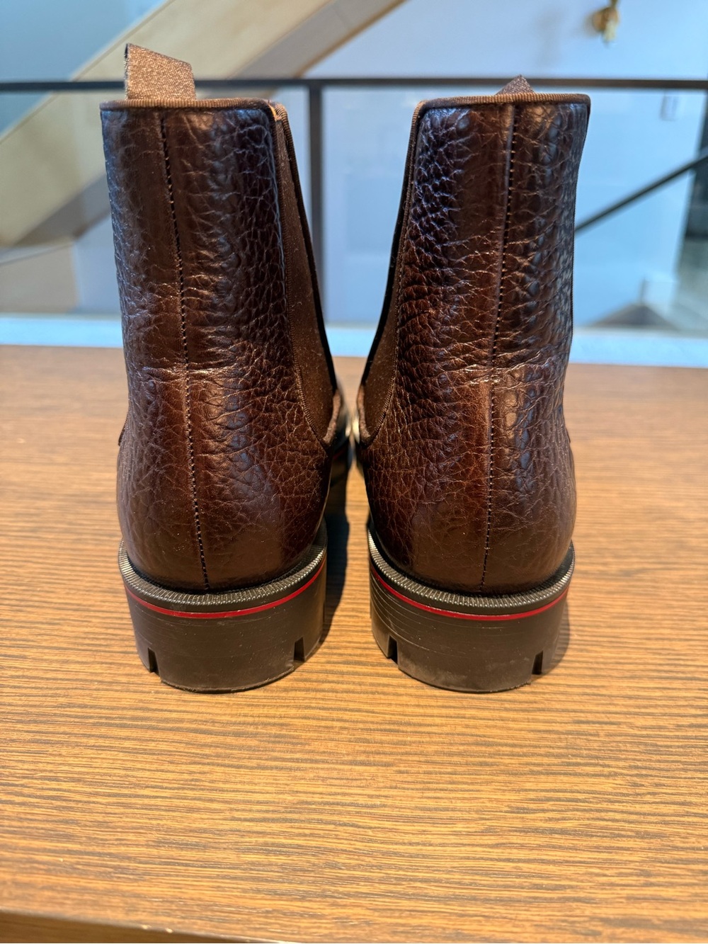 Men's Christian Louboutin Alpinosol Grain Calf Leather Ankle Boots